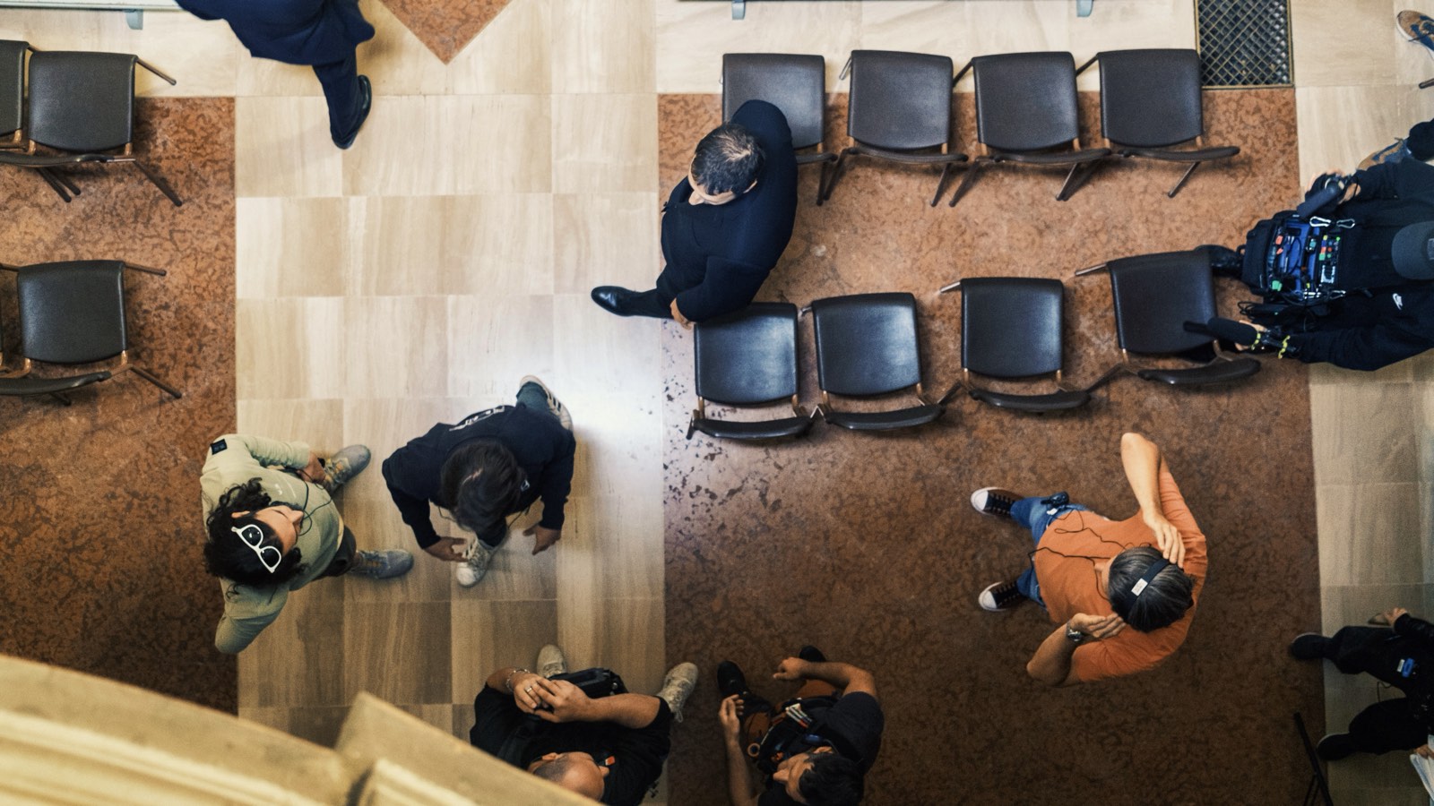 Behind the scenes photo