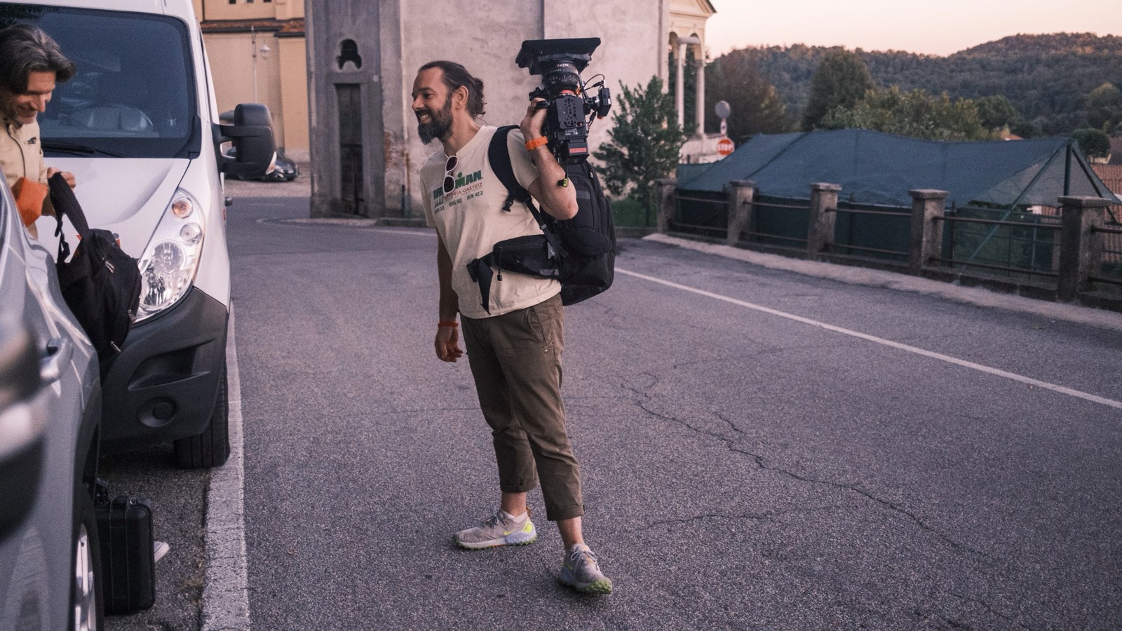 Behind the scenes photo