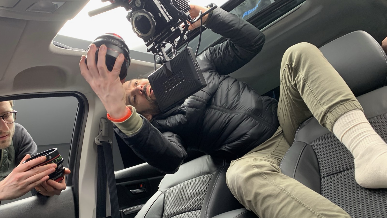 Behind the scenes photo