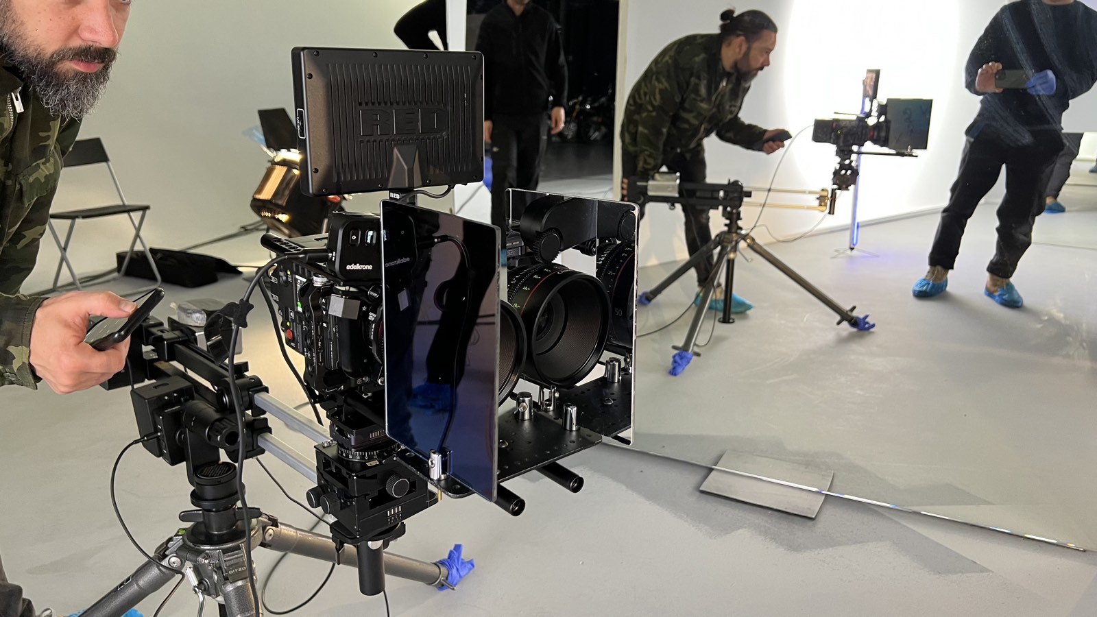 Behind the scenes photo