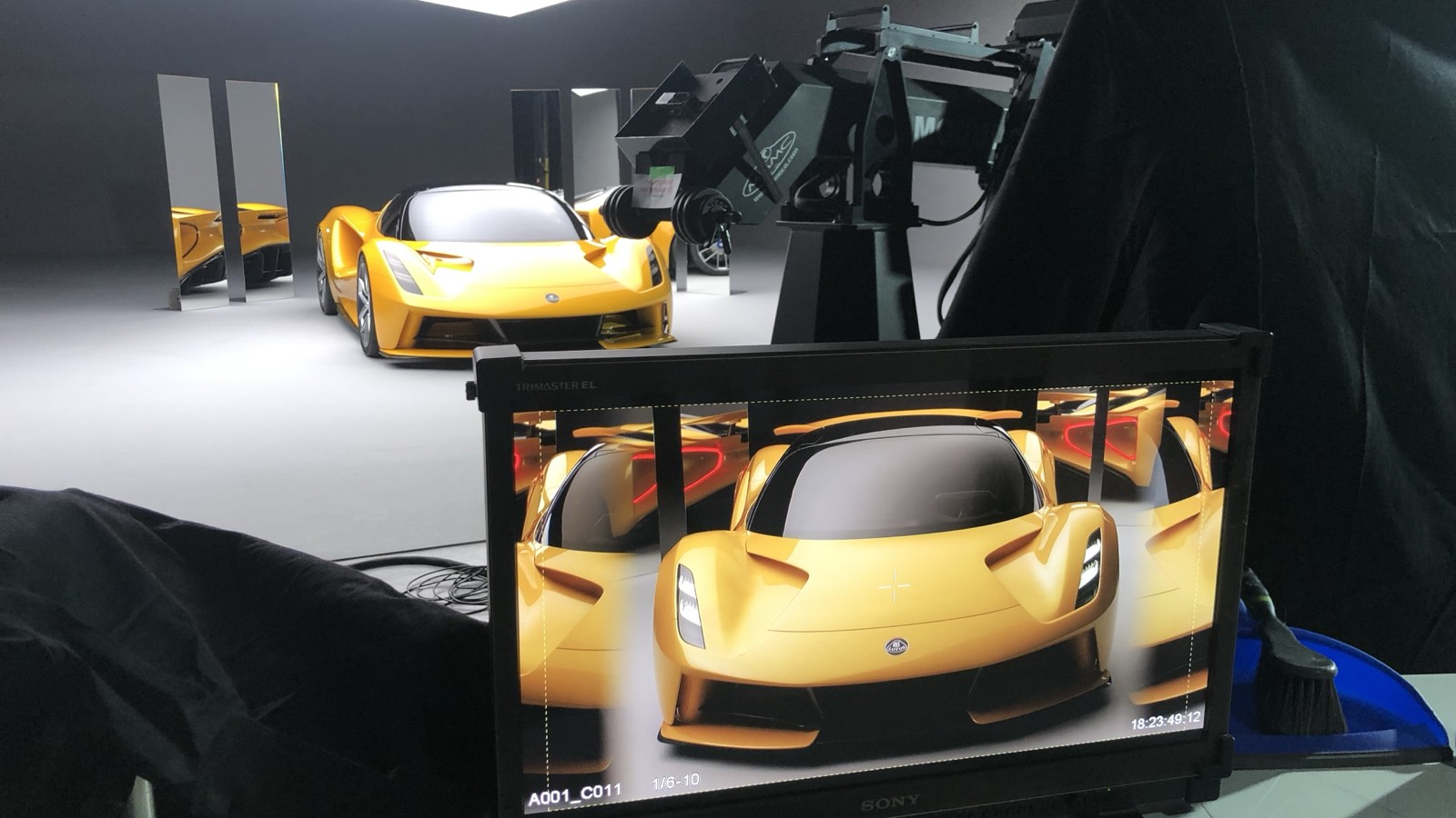 Behind the scenes photo