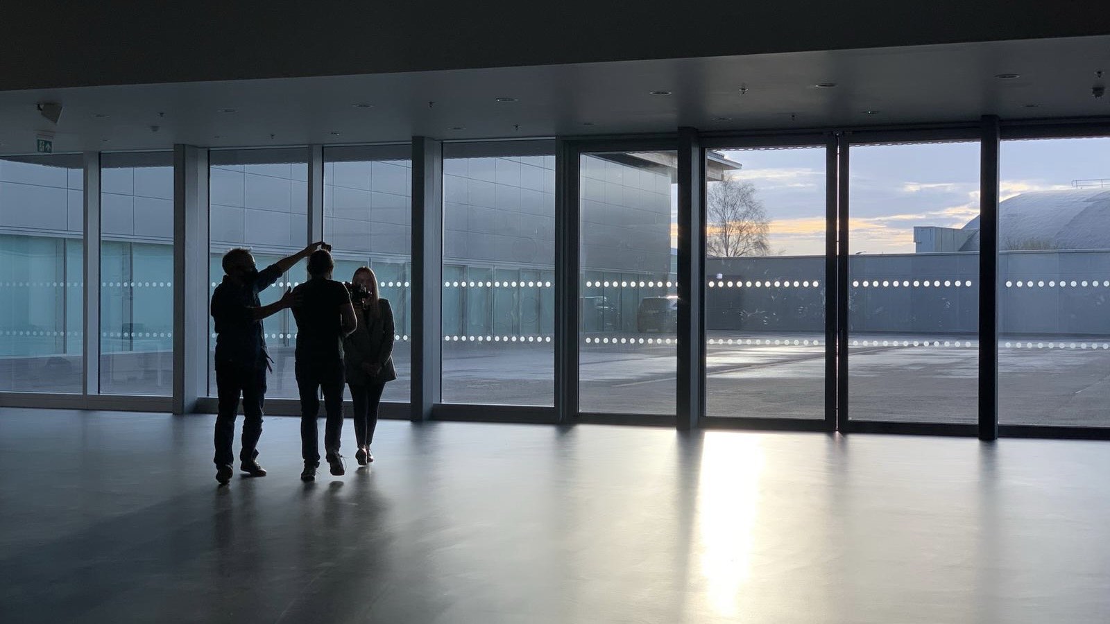 Behind the scenes photo